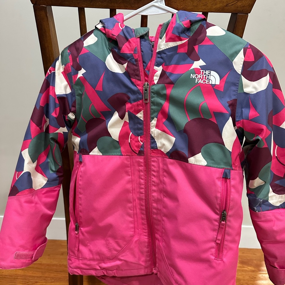 The North Face Kids' Multicolor Hooded Jacket Size 7